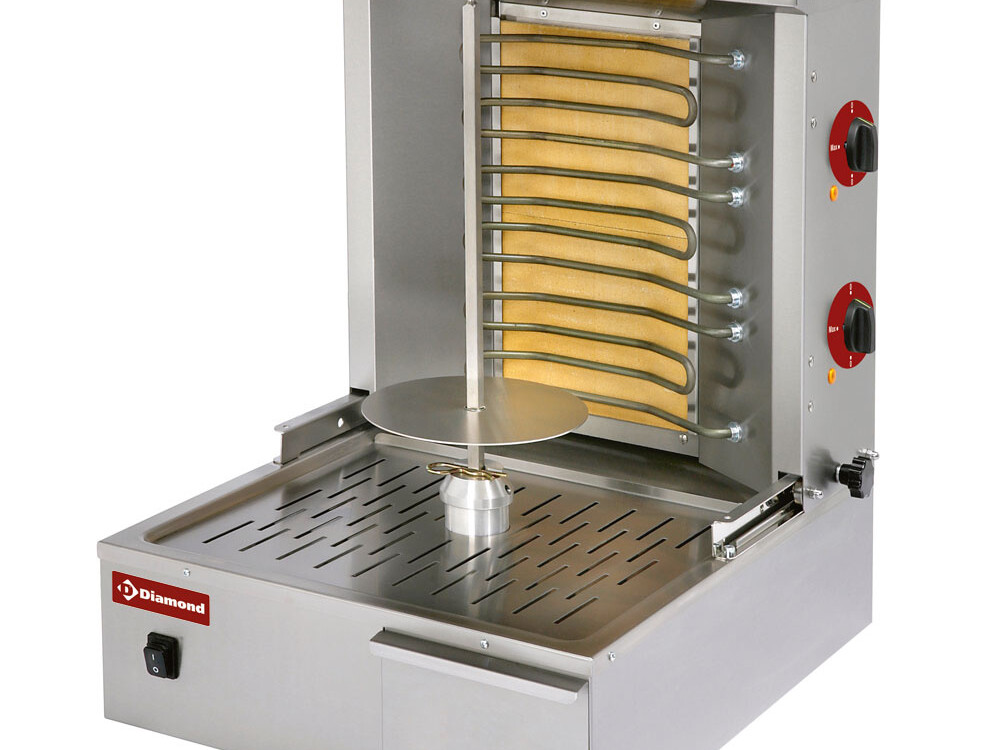 Gyros grill électrique 20 kg - cuisine professionnel de qualité