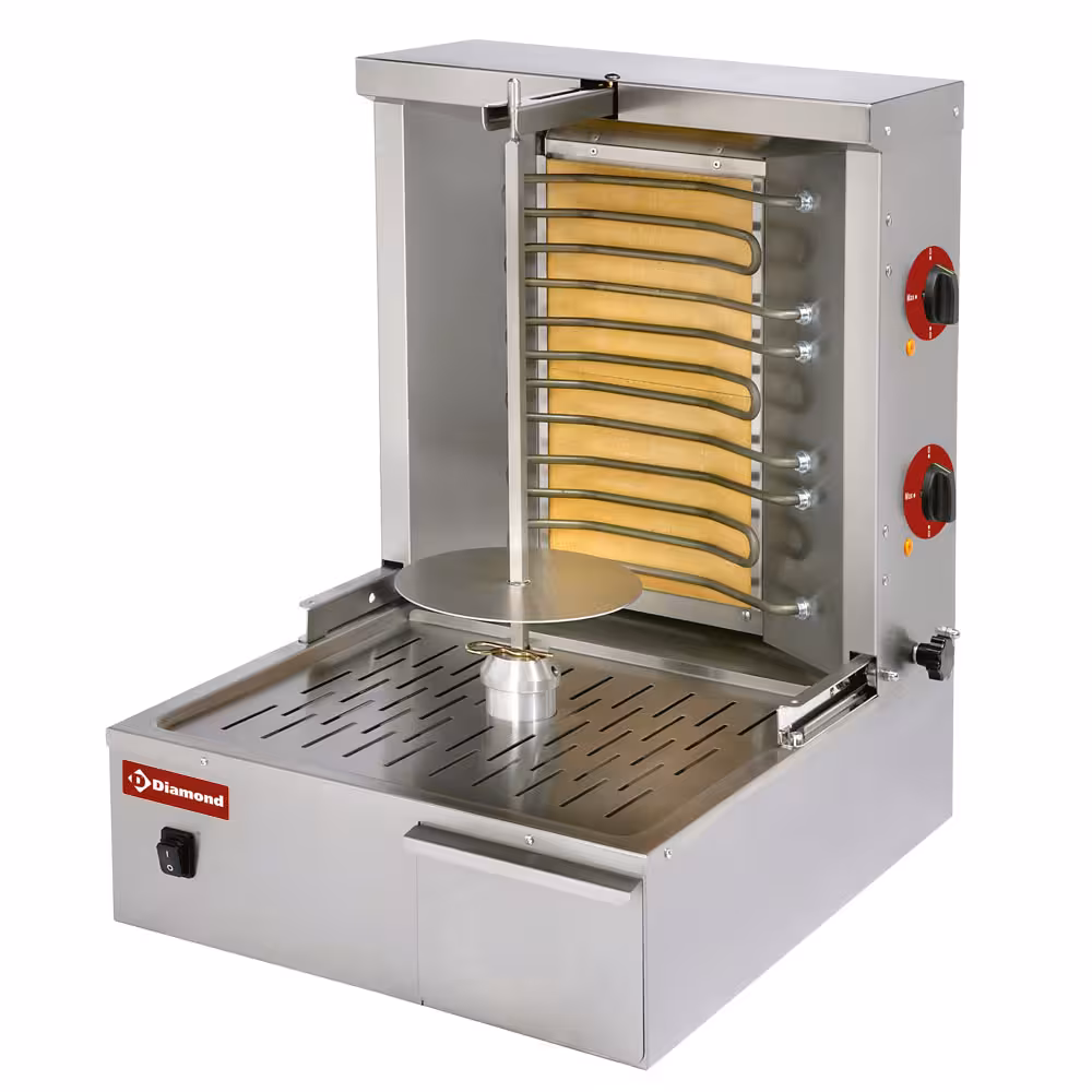 Gyros grill électrique 20 kg - cuisine professionnel de qualité