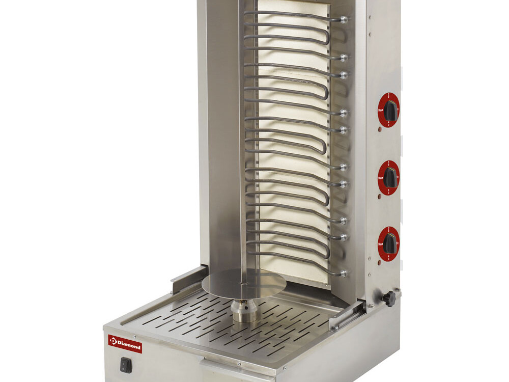 Gyros grill électrique 55 kg - professionnel professionnel de qualité