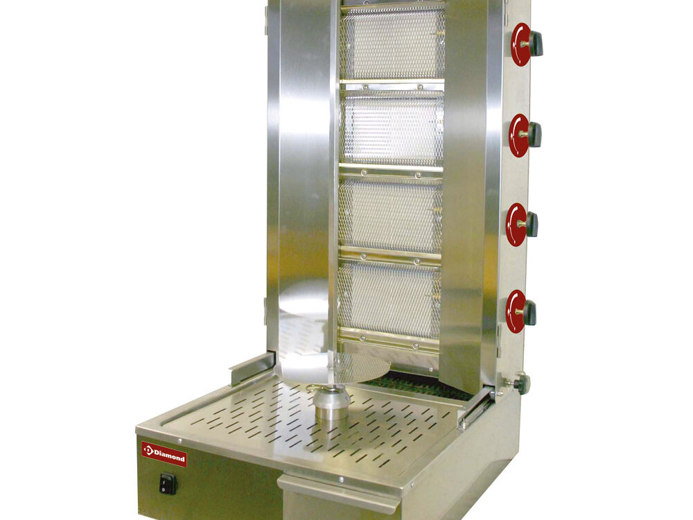 Gyros grill gaz 55 kg - professionnel professionnel de qualité