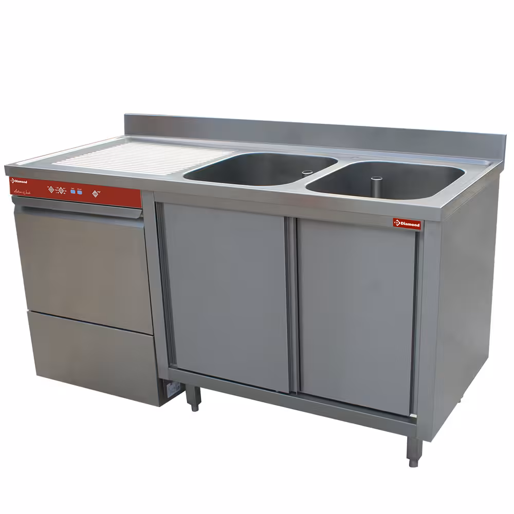 Ensemble plonge sur armoire/lave-vaisselle - professionnel professionnel de qualité