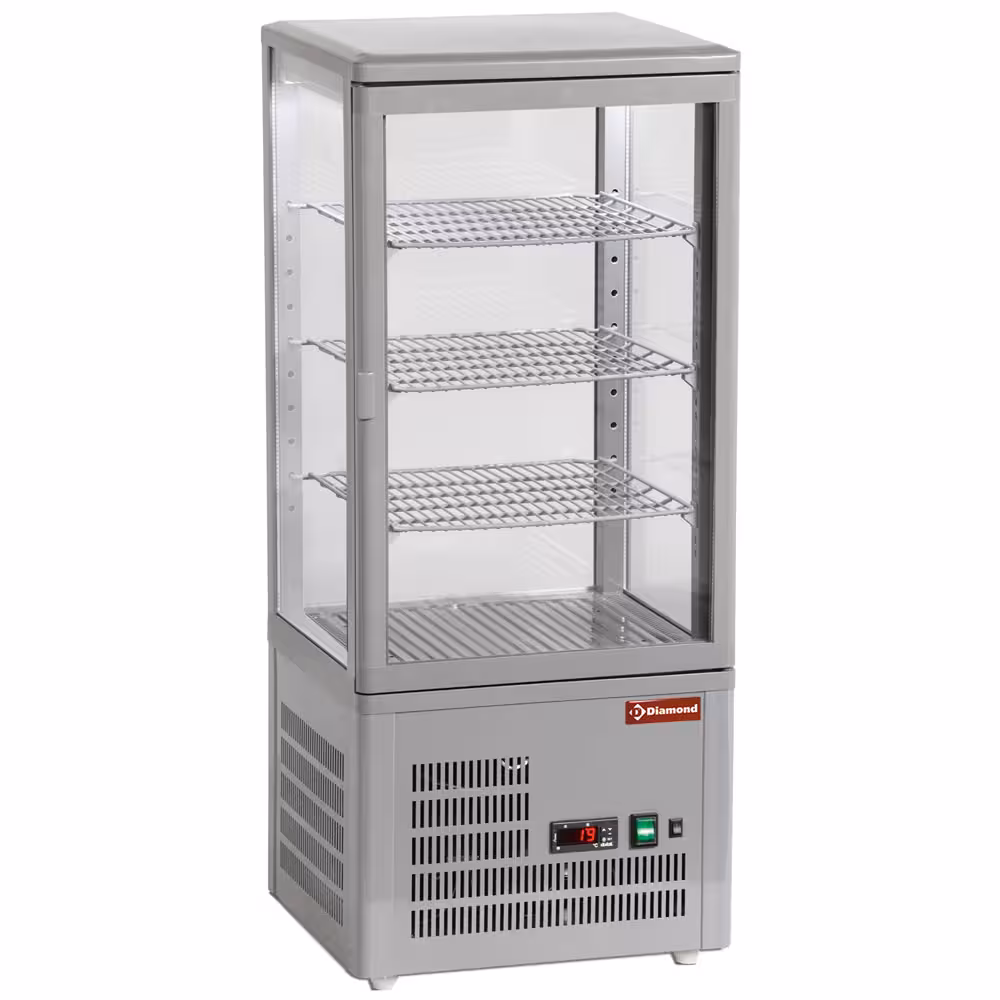 Vitrine de table ventilée,  4 faces vitrées,  4 niveaux... - équipement professionnel de qualité