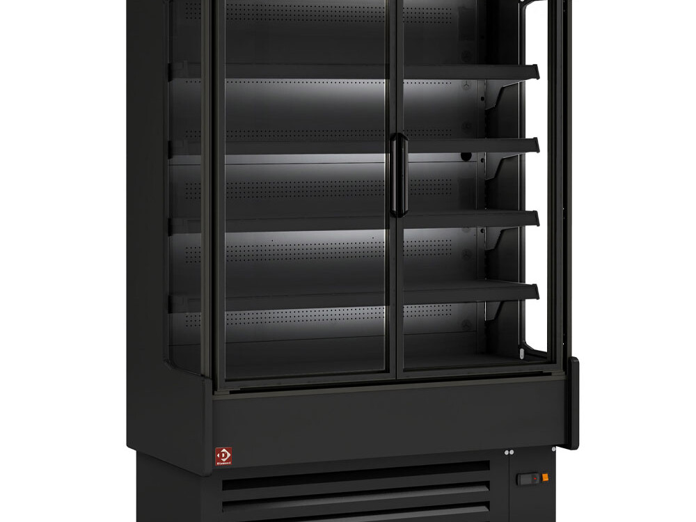 Mural réfrigéré, ventilé avec groupe, 3 portes batt... - professionnel professionnel de qualité