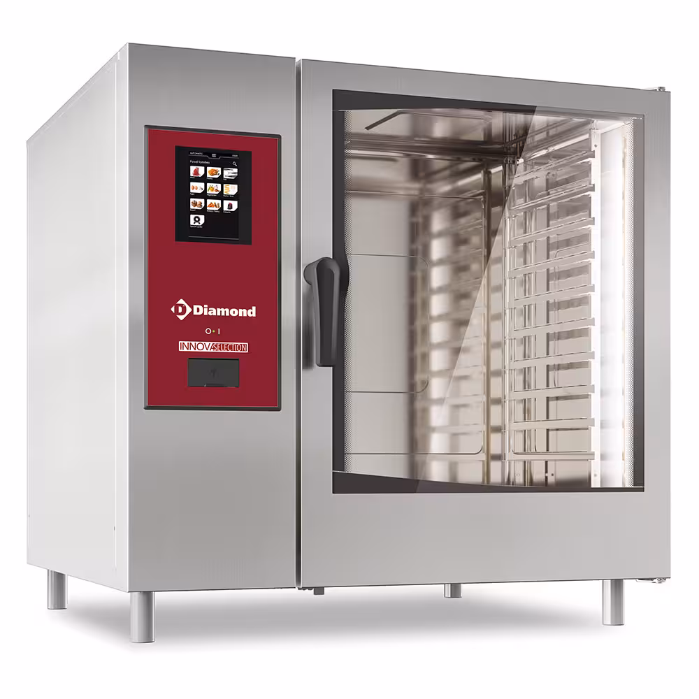 Four électrique "" vapeur boiler/ convection 10x GN2/1+ ... - cuisine professionnel de qualité