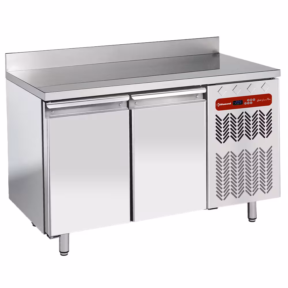 Table de congélation "murale",  ventilée,  2 portes 1/1... - professionnel professionnel de qualité