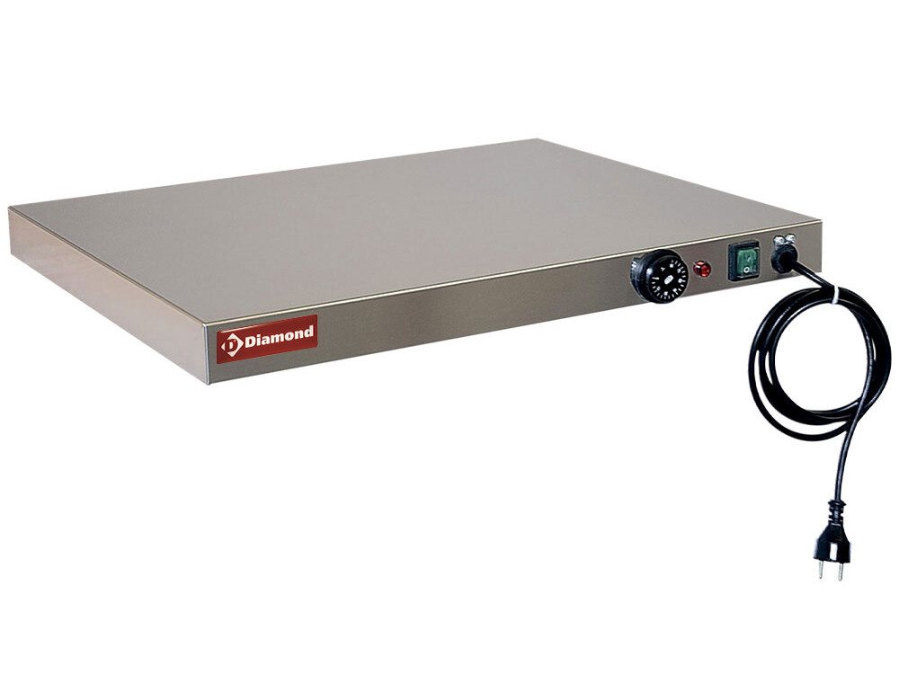 Top chauffant en inox - cuisine professionnel de qualité