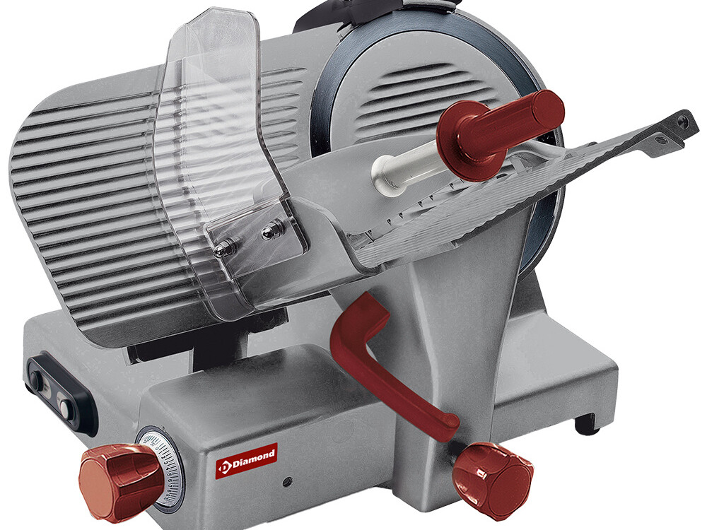 Trancheuse professionnelle oblique, Ø 350 mm - restauration professionnel de qualité