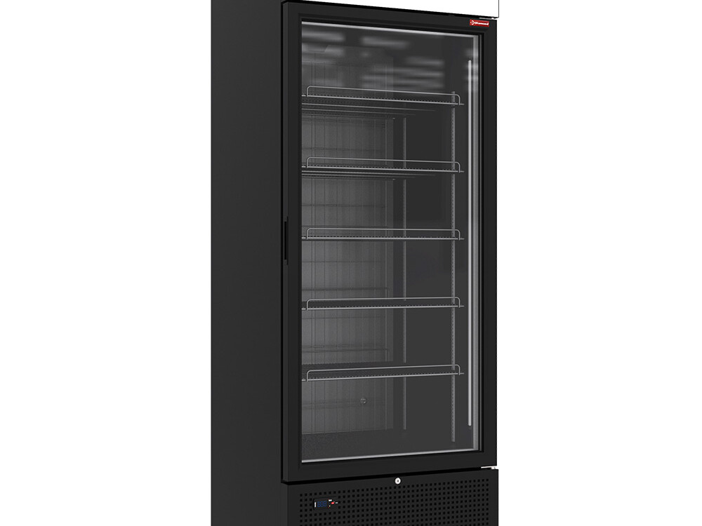 Vitrine ventilée négative vitrée 646 litres - 6 niveau... - équipement professionnel de qualité