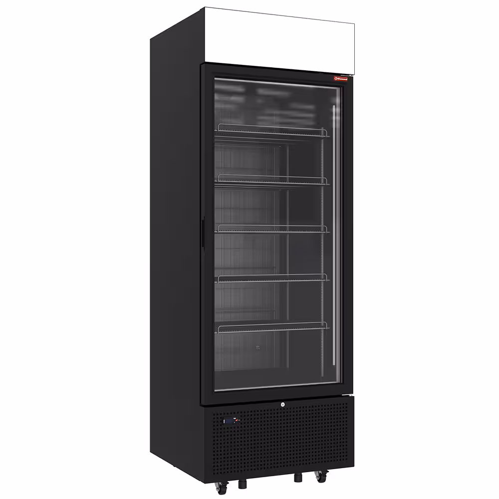 Vitrine ventilée négative vitrée 646 litres - 6 niveau... - équipement professionnel de qualité
