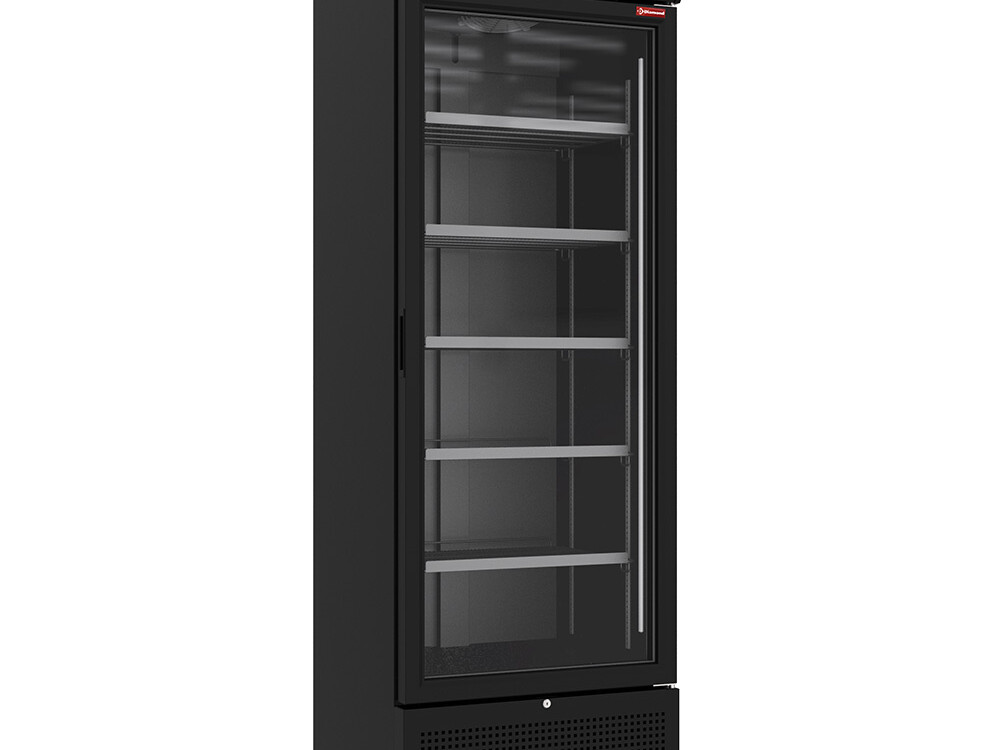 Vitrine ventilée positive 494 litres avec caisson lumineux - restauration professionnel de qualité