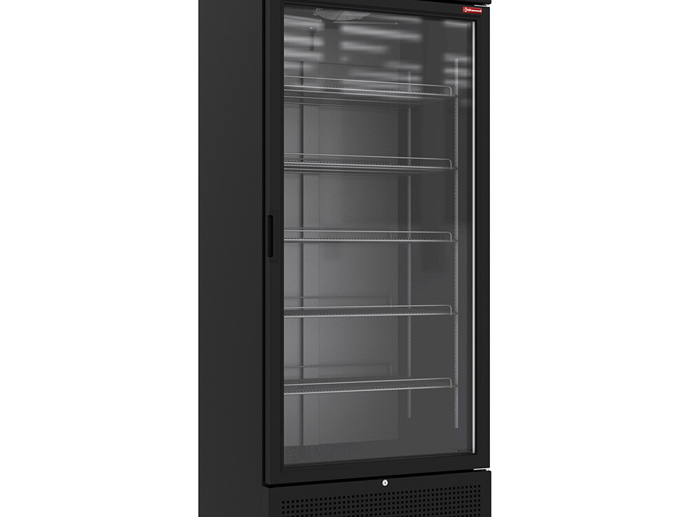 Vitrine ventilée positive 715 litres avec caisson lumineux - professionnel professionnel de qualité