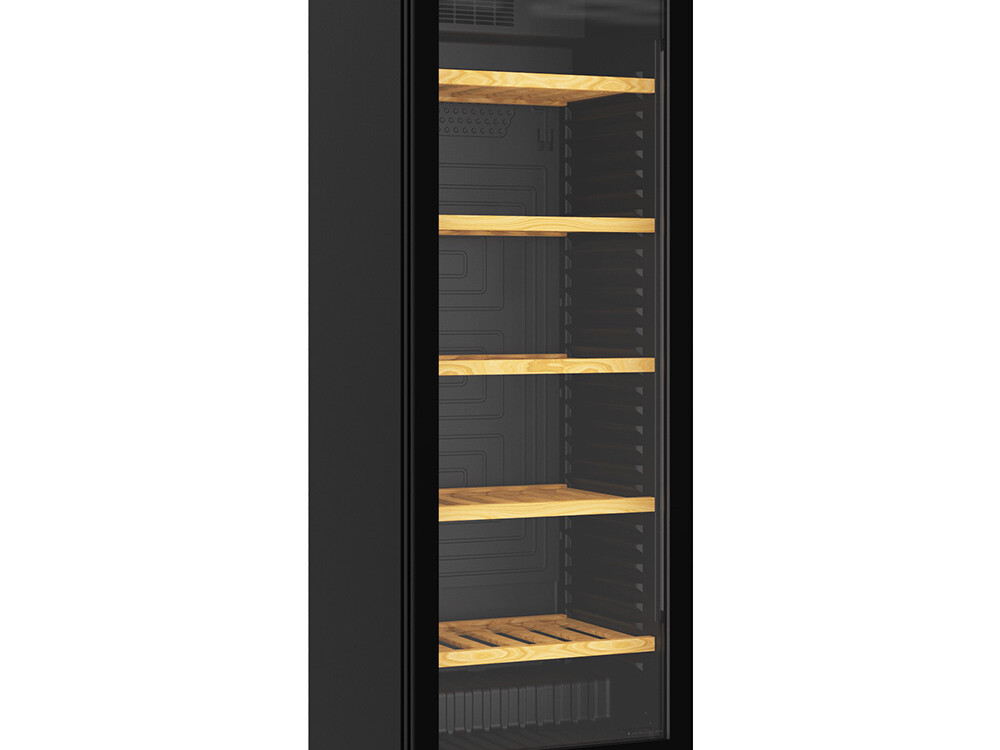 Vitrine cave à vins ventilée 382 litres - 5 niveaux - s... - cuisine professionnel de qualité