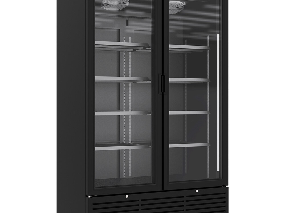 Vitrine ventilée positive 1142 litres, 2 portes battant... - cuisine professionnel de qualité