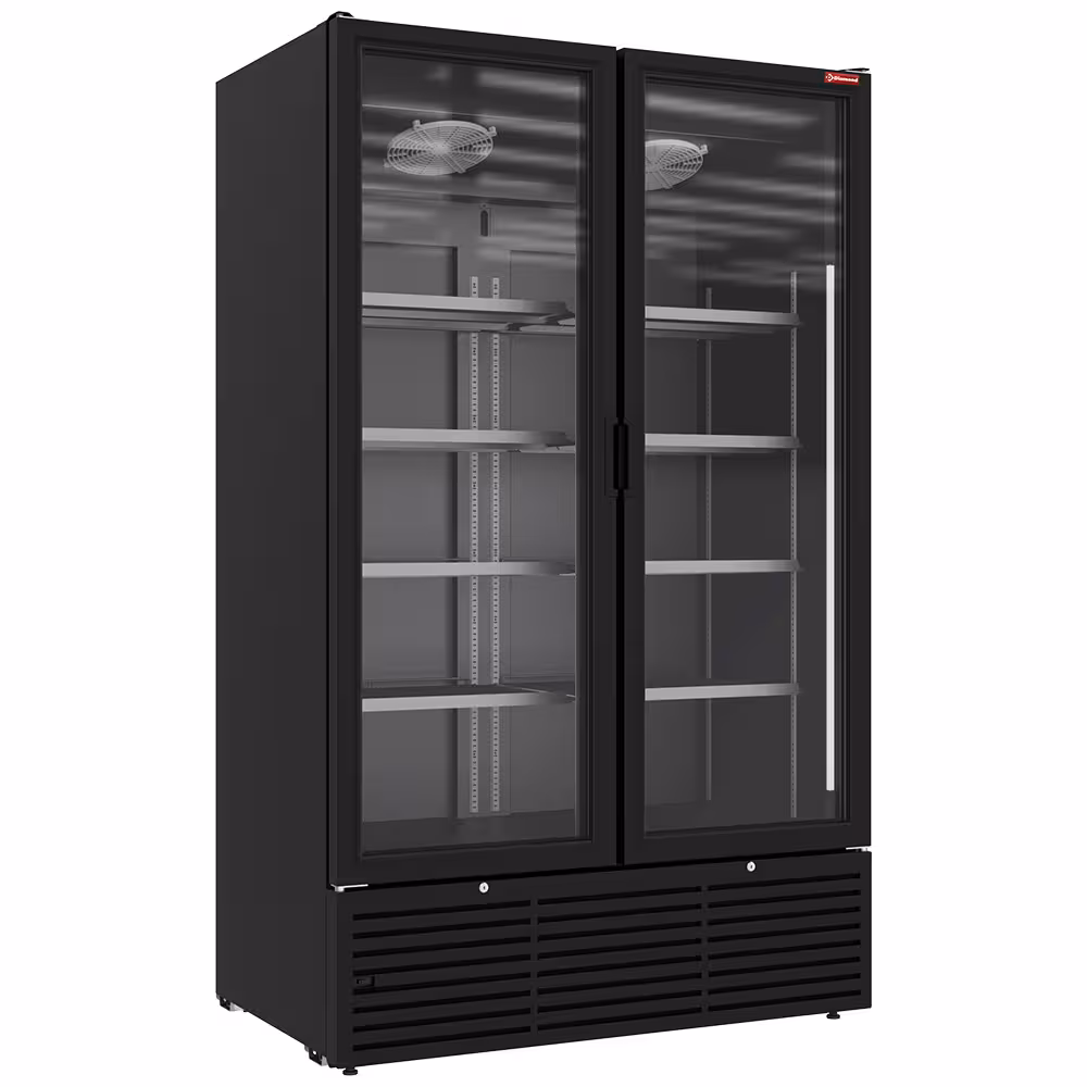 Vitrine ventilée positive 1142 litres,  2 portes battant... - cuisine professionnel de qualité