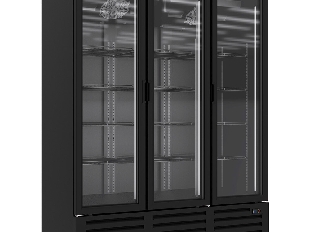 Vitrine ventilée positive 1455 litres,  3 portes battant... - cuisine professionnel de qualité