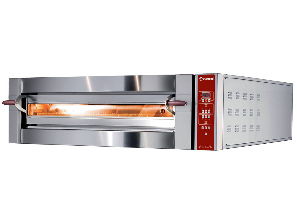 Four électrique, 1 chambre, 6 pizzas Ø 350 mm - restauration professionnel de qualité