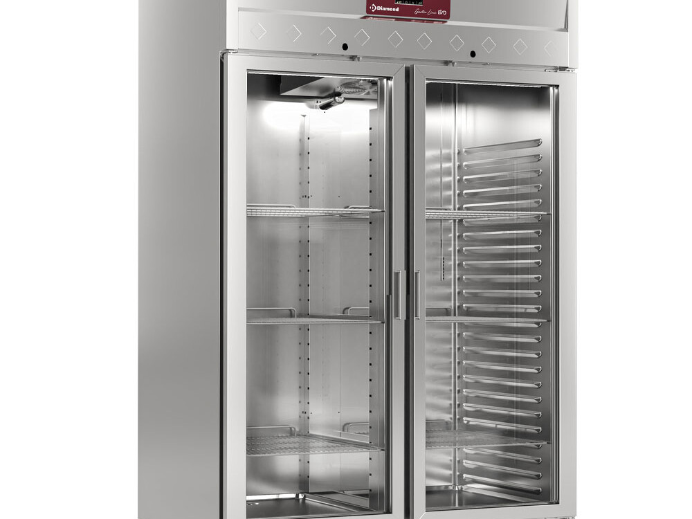 Armoire de congélation ventilée 1400 Lit. 2 portes vitr... - restauration professionnel de qualité
