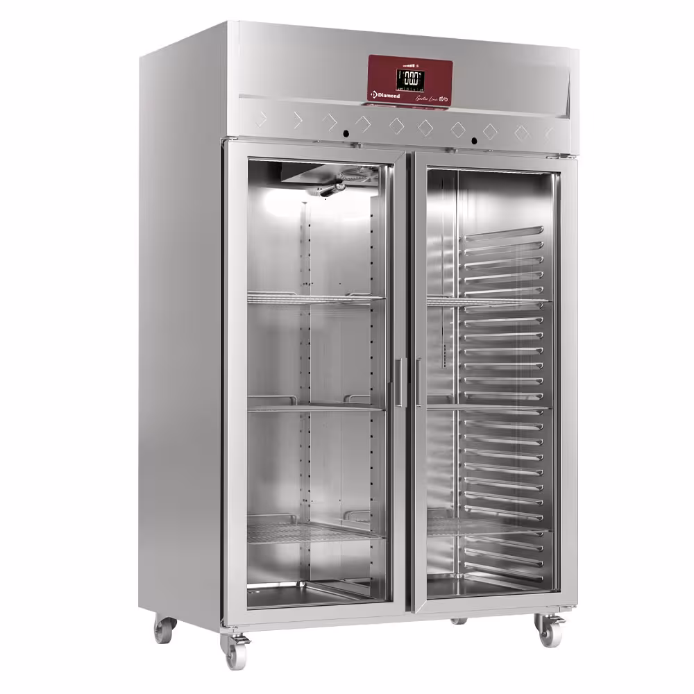 Armoire de congélation ventilée 1400 Lit. 2 portes vitr... - restauration professionnel de qualité