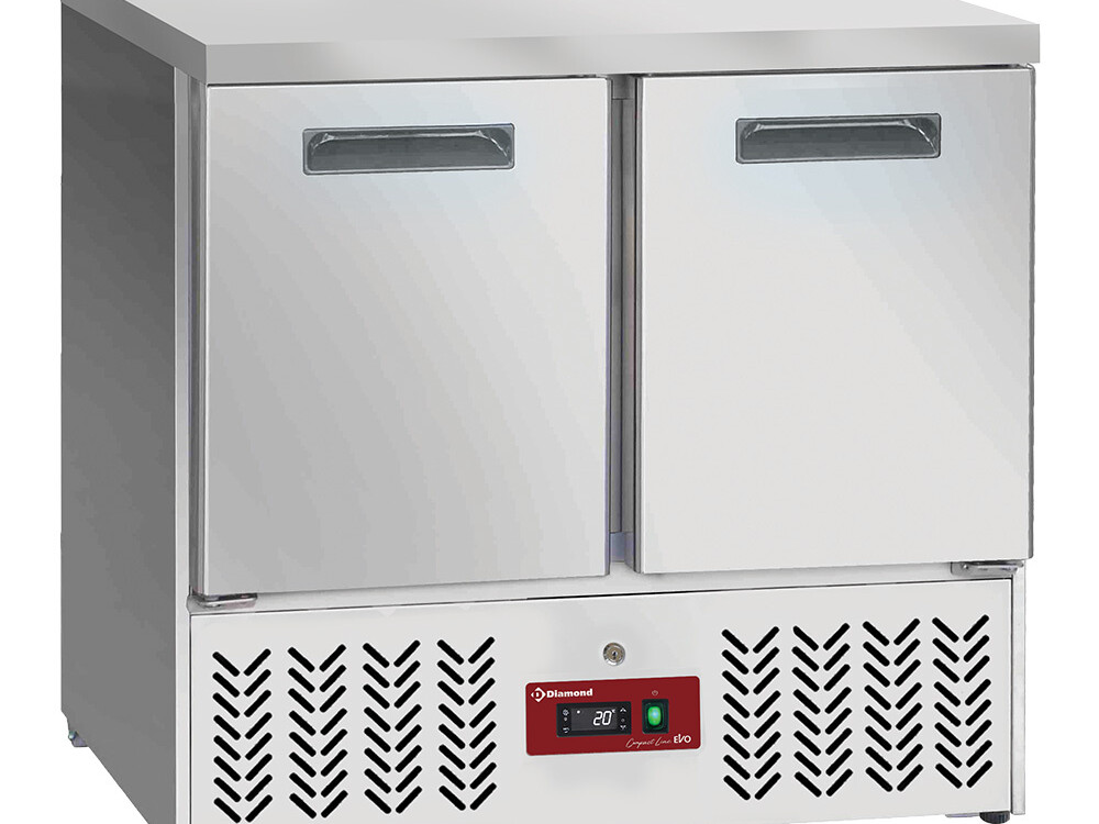 Table frigorifique 2 portes 1/1 - cuisine professionnel de qualité