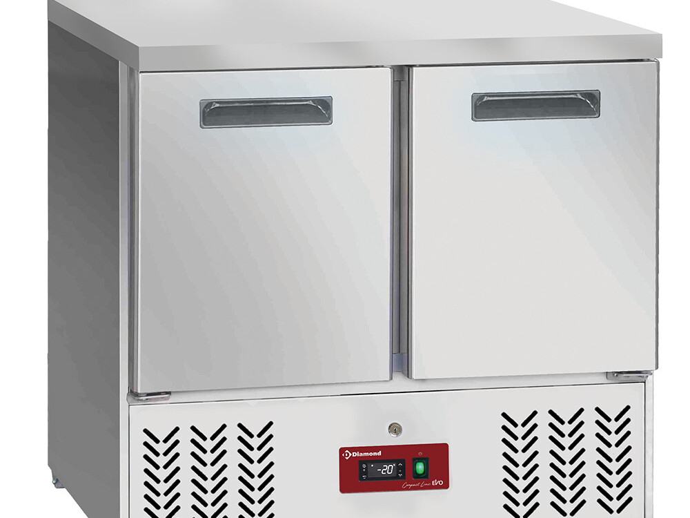 Table de congélation,  2 portes 1/1 - professionnel professionnel de qualité