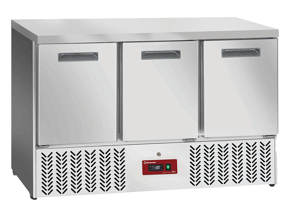 Table de congélation,  3 portes 1/1 - équipement professionnel de qualité