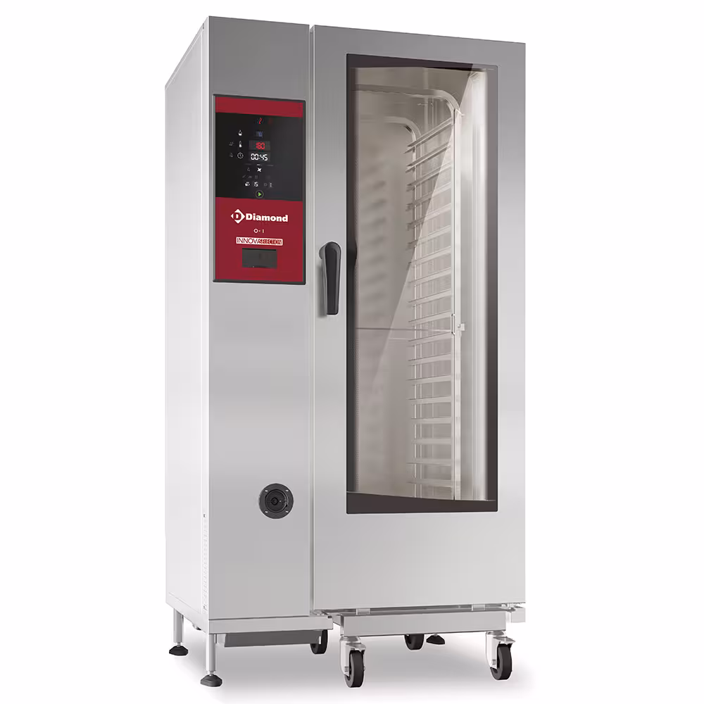 Four électrique vapeur directe et convection, 20xGN1/1+... - restauration professionnel de qualité
