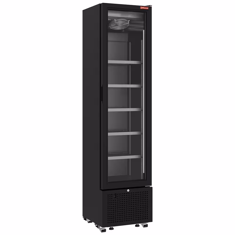 Vitrine ventilée positive 221 litres - cuisine professionnel de qualité