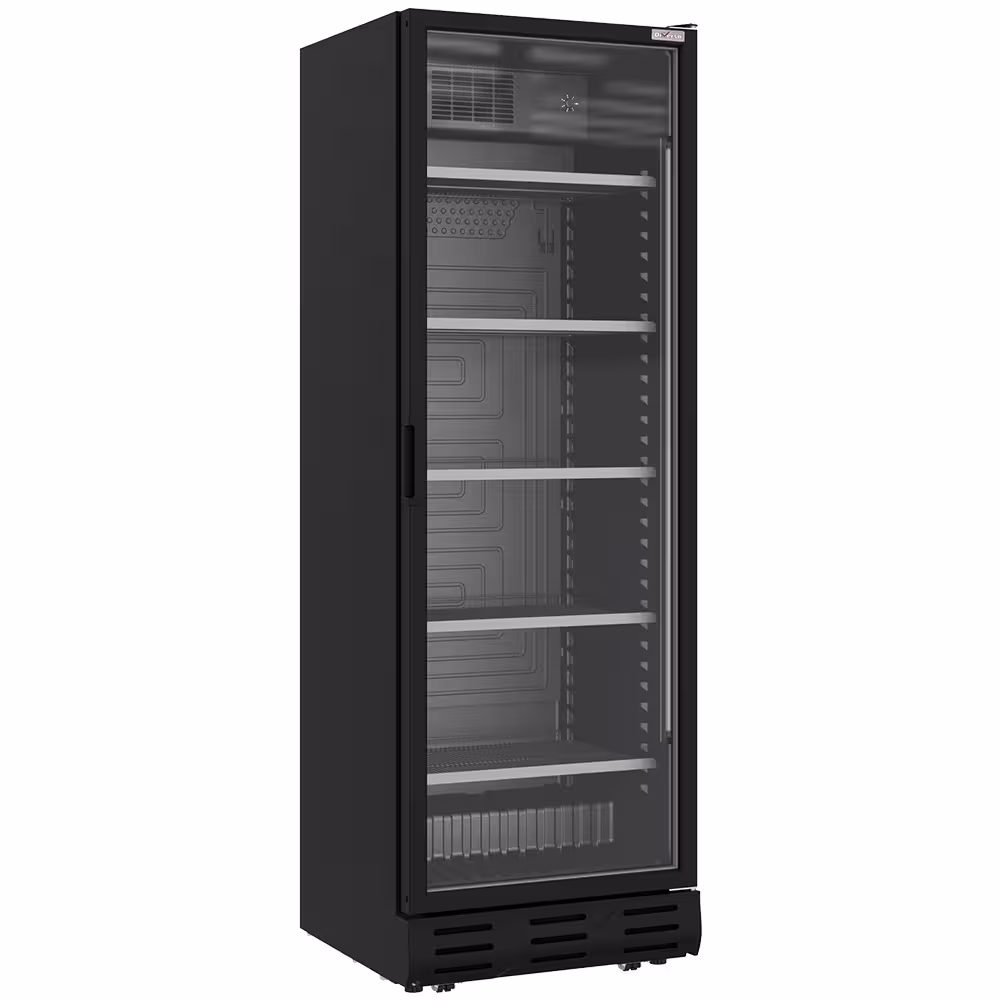 Vitrine ventilée positive 382 litres - cuisine professionnel de qualité