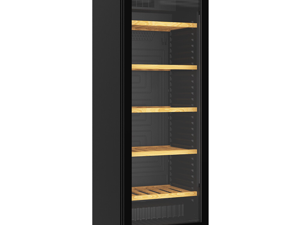 Vitrine cave à vins ventilée 382 litres - 5 niveaux - - équipement professionnel de qualité