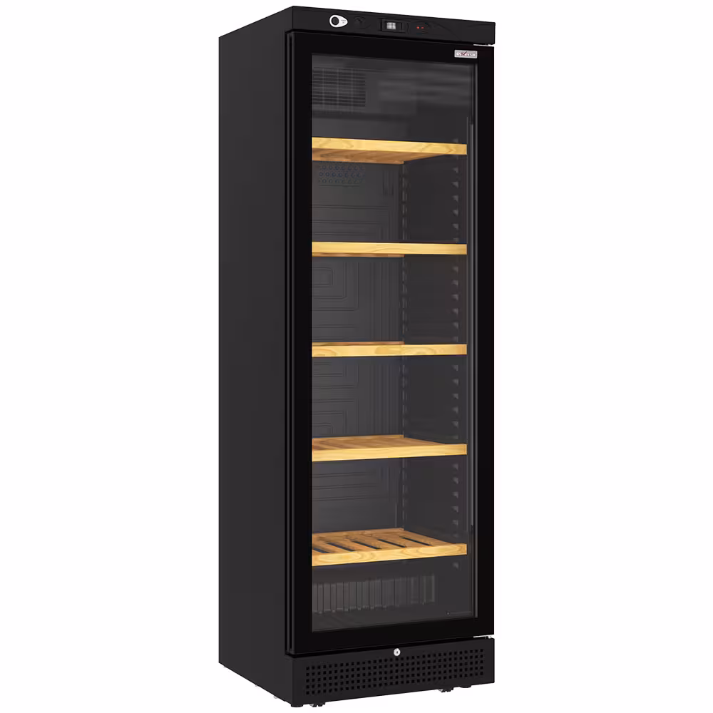Vitrine cave à vins ventilée 382 litres - 5 niveaux - - équipement professionnel de qualité