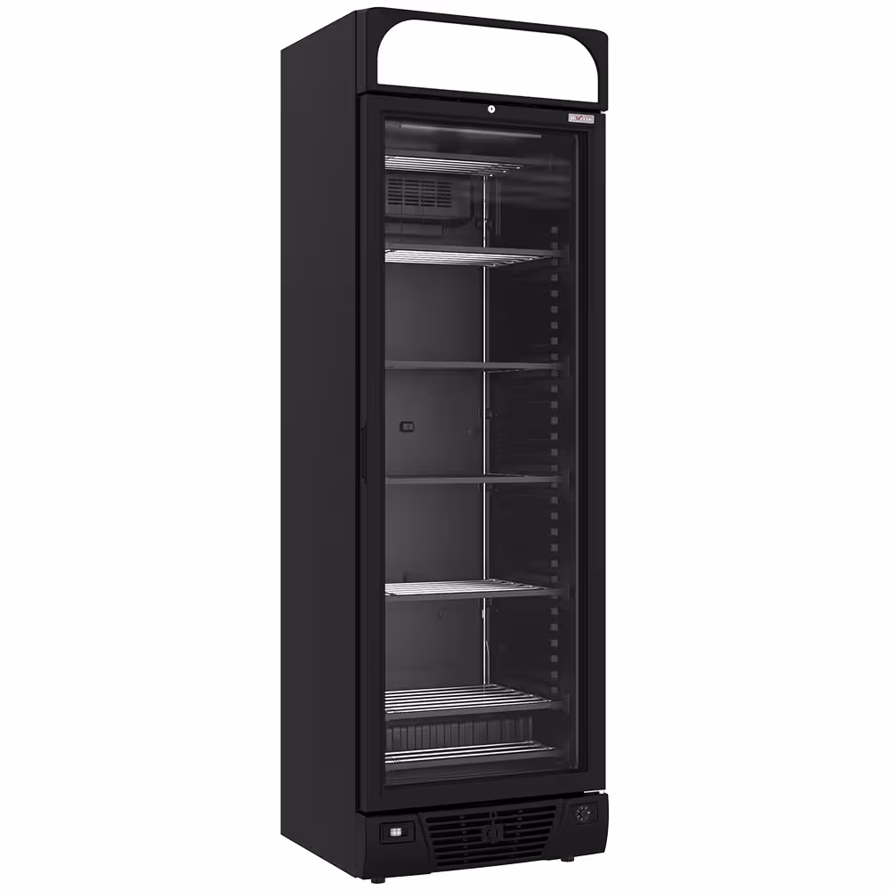 Vitrine ventilée négative vitrée 374 litres - 5 niveau... - équipement professionnel de qualité