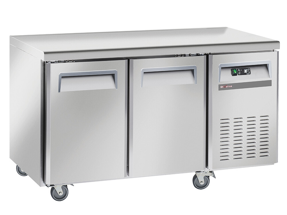 Table de congélation, ventilé, 2 portes 1/1, sur rou... - restauration professionnel de qualité