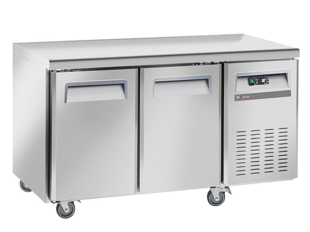 Table frigorifique, ventilé, 2 portes 1/1, sur roues,... - restauration professionnel de qualité