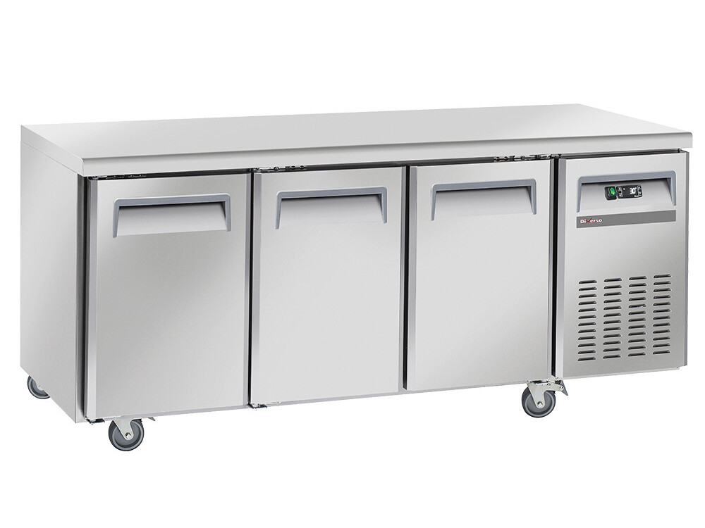 Table frigorifique, ventilé, 3 portes 1/1, sur roues,... - restauration professionnel de qualité