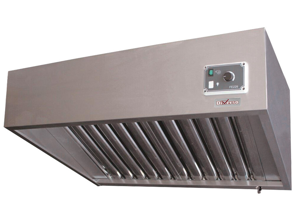 Hotte complète (9/9-2500 M3/h) 120 Pa, variateur, 4 fi... - cuisine professionnel de qualité