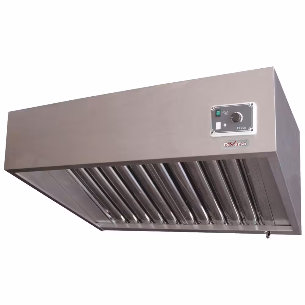 Hotte complète (9/9-2500 M3/h) 120 Pa,  variateur,  4 fi... - cuisine professionnel de qualité