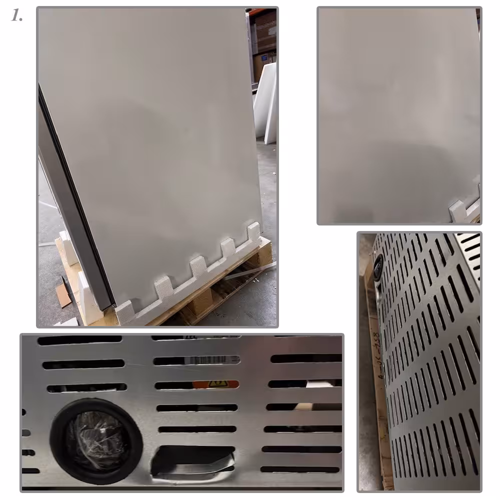 Armoire frigorifique 2/1,  porte vitrée,  ventilée,  60... - professionnel professionnel de qualité