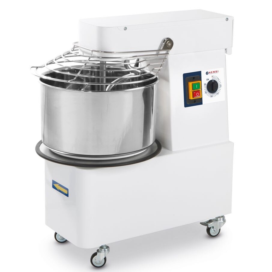 Pétrin à spirale avec tête fixe et cuve,  ,  35 kg/h - restauration professionnel de qualité
