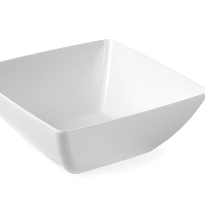 Saladier carré,  ,  Blanc - cuisine professionnel de qualité