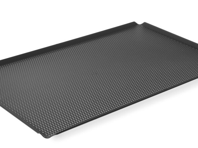 Plaque perforé 1/1 - avec 4 bords - professionnel professionnel de qualité