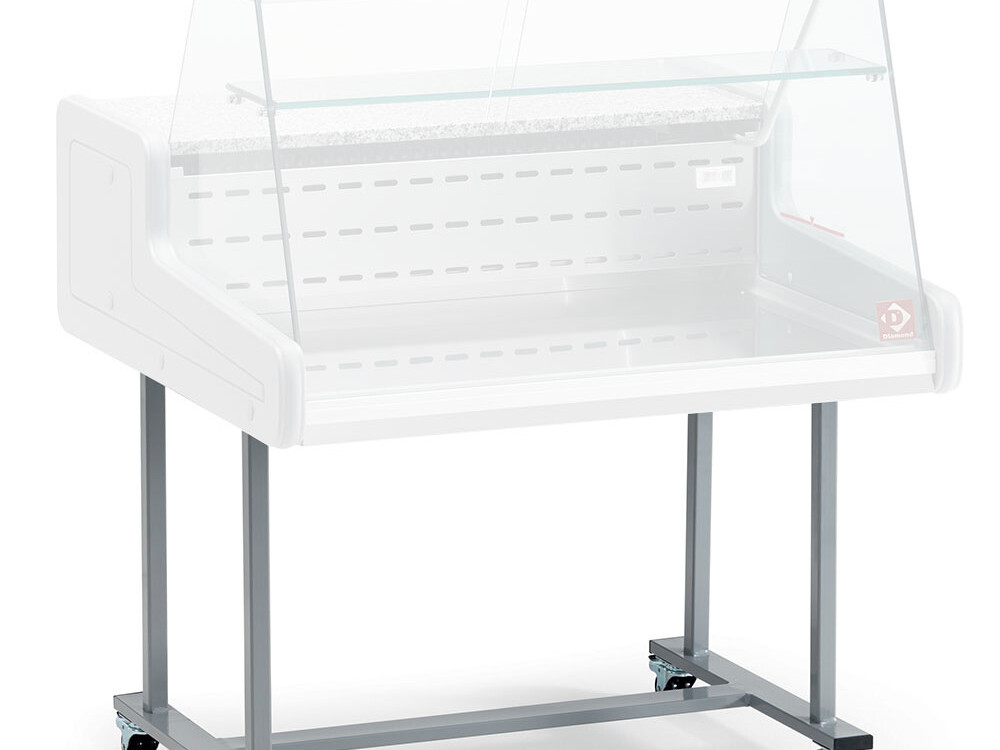 Chariot pour comptoir vitrine - cuisine professionnel de qualité