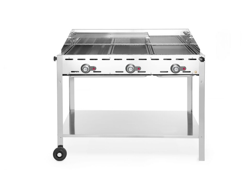 Barbecue Green Fire avec 3 brûleurs, , Profi Line, 17... - cuisine professionnel de qualité