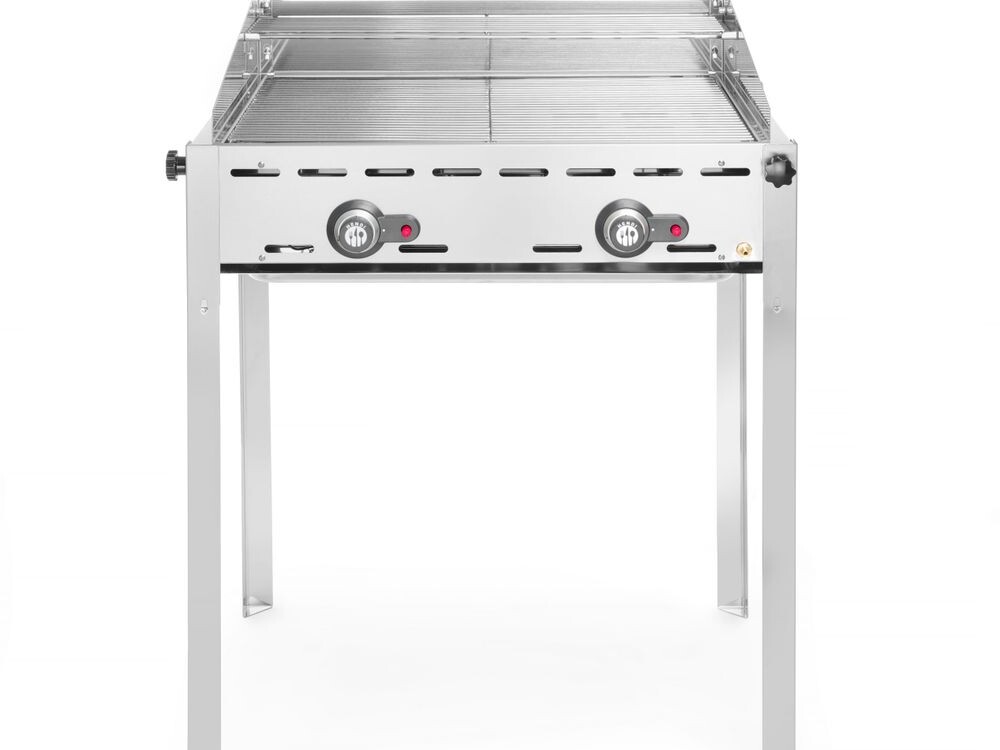 Barbecue Green Fire avec 2 brûleurs, , Profi Line, Av... - cuisine professionnel de qualité
