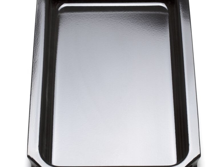 Plateau à rôtir émaillé - cuisine professionnel de qualité