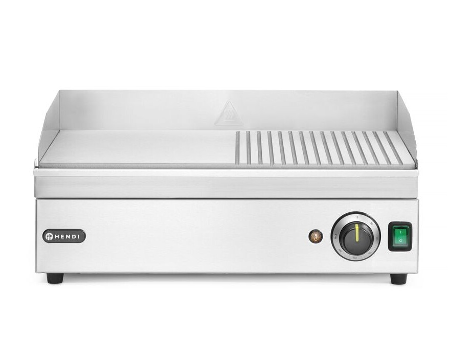 Grill - moitié rainuré,  ,  Kitchen Line,  220- - professionnel professionnel de qualité