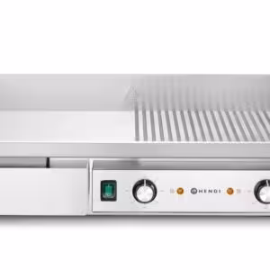 Grill,  moitié lisse,  moitié rainurée,  ,  Budget Line - professionnel professionnel de qualité