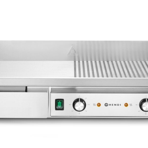 Grill,  moitié lisse,  moitié rainurée,  ,  Budget Line - professionnel professionnel de qualité