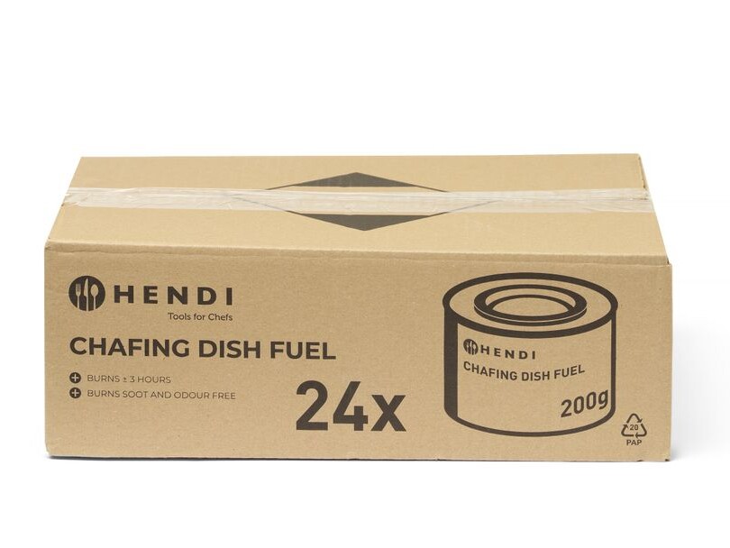 Pâte combustible pour chafing dish en boîte, , 24 u - équipement professionnel de qualité