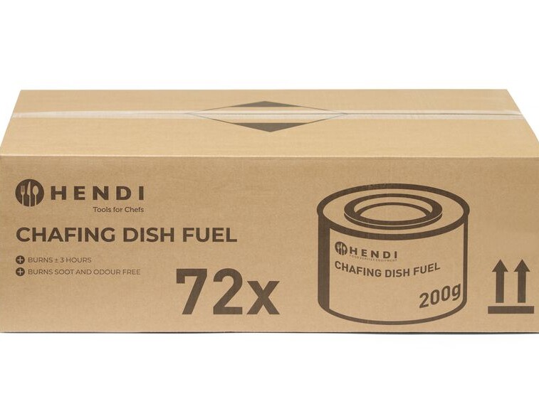 Pâte combustible pour chafing dish en boîte, , 72 u - restauration professionnel de qualité