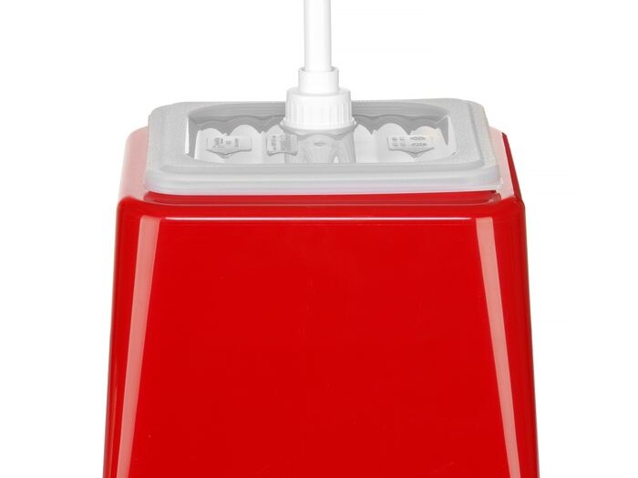 Distributeur de sauces avec pompe,  ,  2,  Rouge - restauration professionnel de qualité